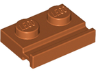 LEGO® los onderdeel Plaat Aangepast Donker Oranje 32028