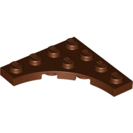LEGO® los onderdeel Plaat Aangepast Roodachtig Bruin 35044