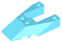 LEGO® los onderdeel Wig in kleur Medium Azuurblauw 6153b