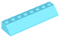 LEGO® los onderdeel Dakpan Algemeen Medium Azuurblauw 4445