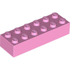 LEGO® los onderdeel Steen in kleur Fel Roze 2456
