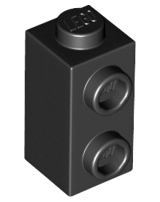 LEGO® los onderdeel Steen Aangepast in kleur Zwart 32952