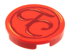 LEGO® los onderdeel Tegel Rond met Motief Rood 14769pb213