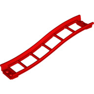 LEGO® los onderdeel Rails in kleur Rood 34738