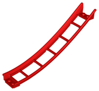 LEGO® los onderdeel Rails in kleur Rood 26559