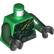 LEGO® los onderdeel Lijf met Motief Groen 973pb3310c01