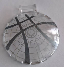 LEGO® los onderdeel Schaal met Motief Doorzichtig 18675pb15