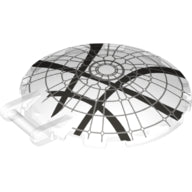 LEGO® los onderdeel Schaal met Motief Doorzichtig 18675pb15