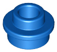 LEGO® los onderdeel Plaat Rond in kleur Blauw 85861