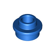 Plaatje in Gallery viewer laden, LEGO® los onderdeel Plaat Rond in kleur Blauw 85861