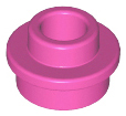 LEGO® los onderdeel Plaat Rond in kleur Donker Roze 85861