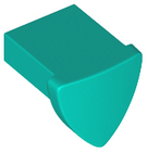 LEGO® los onderdeel Tegel Aangepast Donker Turkoois 35463