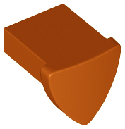 LEGO® los onderdeel Tegel Aangepast Donker Oranje 35463