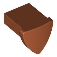 LEGO® los onderdeel Tegel Aangepast Donker Oranje 35463