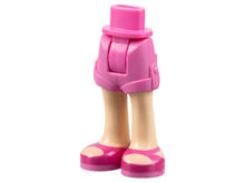 Plaatje in Gallery viewer laden, LEGO® los onderdeel Benen in kleur Donker Roze 11202c00pb03