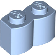 LEGO® los onderdeel Steen Aangepast Helder Lichtblauw 30136