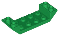 LEGO® los onderdeel Dakpan Omgekeerd in kleur Groen 22889