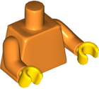 LEGO® los onderdeel Lijf in kleur Oranje 973c04