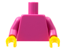 Plaatje in Gallery viewer laden, LEGO® los onderdeel Lijf in kleur Donker Roze 973c03