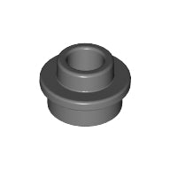 LEGO® onderdeel Plaat Rond Donker Blauwachtig Grijs 85861