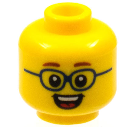 LEGO® los onderdeel Hoofd in kleur Geel 3626cpb2149