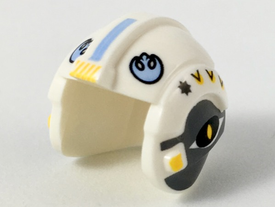 LEGO® los onderdeel Hoofddeksels in kleur Wit x164pb21