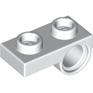 LEGO® los onderdeel Plaat Aangepast in kleur Wit 18677