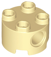 LEGO® los onderdeel Steen Rond in kleur Geelbruin 17485