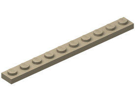 LEGO® los onderdeel Plaat Algemeen Donker Geelbruin 4477