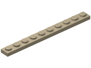 LEGO® los onderdeel Plaat Algemeen Donker Geelbruin 4477