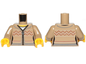 LEGO® Lijf met Motief Donker Geelbruin 973pb3333c01