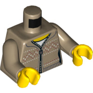 Plaatje in Gallery viewer laden, LEGO® Lijf met Motief Donker Geelbruin 973pb3333c01