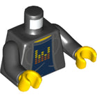 LEGO® los onderdeel Lijf met Motief Zwart 973pb3332c01