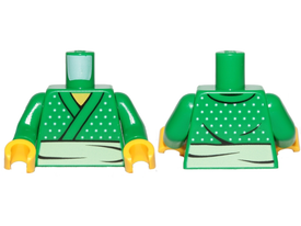 LEGO® los onderdeel Lijf met Motief Groen 973pb3330c01