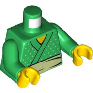 LEGO® los onderdeel Lijf met Motief Groen 973pb3330c01