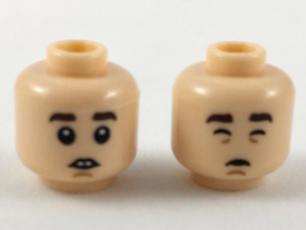 LEGO® los onderdeel Hoofd in kleur Lichte Noga 3626pb2202