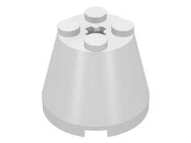 LEGO® los onderdeel Kegel in kleur Wit 6233