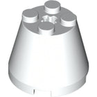 LEGO® los onderdeel Kegel in kleur Wit 6233