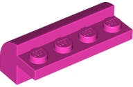 Plaatje in Gallery viewer laden, LEGO® los onderdeel Dakpan Gebogen in kleur Donker Roze 6081