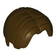 Plaatje in Gallery viewer laden, LEGO® los onderdeel Haar in kleur Donker Bruin 38800