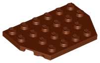 LEGO® los onderdeel Wig Plaat Roodachtig Bruin 32059