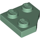 LEGO® los onderdeel Wig Plaat in kleur Zandgroen 26601