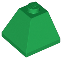 LEGO® los onderdeel Dakpan Algemeen in kleur Groen 3045