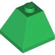 LEGO® los onderdeel Dakpan Algemeen in kleur Groen 3045