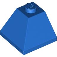 Plaatje in Gallery viewer laden, LEGO® los onderdeel Dakpan Algemeen in kleur Blauw 3045