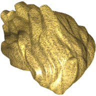 LEGO® los onderdeel Haar in kleur Parel Goud 32602