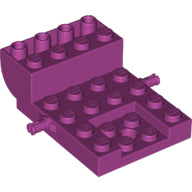 LEGO® los onderdeel Onderstel in kleur Magenta 24055