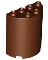 Plaatje in Gallery viewer laden, LEGO® los onderdeel Cilinder in kleur Roodachtig Bruin 6259