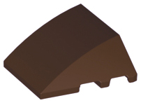 LEGO® los onderdeel Wig in kleur Donker Bruin 64225