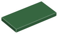 LEGO® los onderdeel Tegel Algemeen Donkergroen 87079